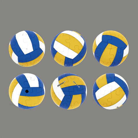 Pintoo A3855 Puzzle Keychain - Puzzle Keychain Jigsaw Puzzle by Volleyball
