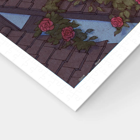 Pintoo H3454 Night on the Roof by Limduey - Kitten's Life Routine - 900 Piece Jigsaw Puzzle