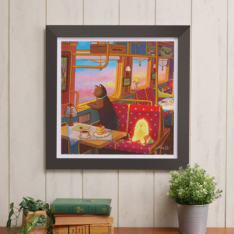 Pintoo H3457 Train Trip by Limduey - 900 Piece Jigsaw Puzzle
