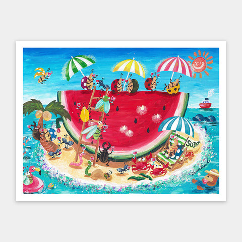 Pintoo H3615 Watermelon Party by Chimura Mayu - 1200 Piece Jigsaw Puzzle