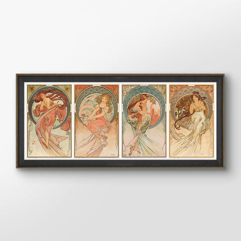 Pintoo H3618 The Arts by Alphonse Mucha - Painting - 1000 Piece Jigsaw Puzzle