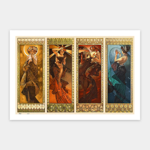 Pintoo H3670 The Moon and the Stars by Alphonse Mucha - 600 Piece Jigsaw Puzzle