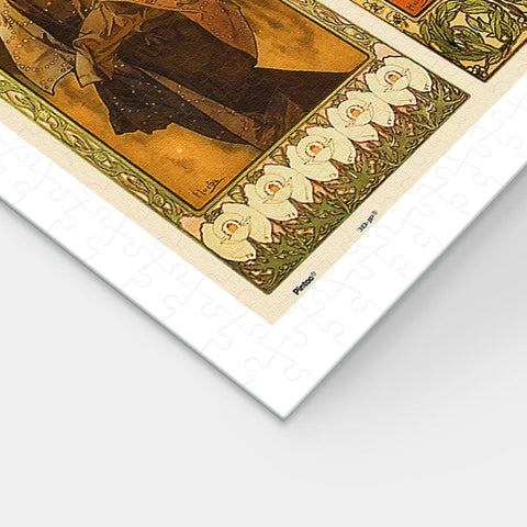 Pintoo H3670 The Moon and the Stars by Alphonse Mucha - 600 Piece Jigsaw Puzzle