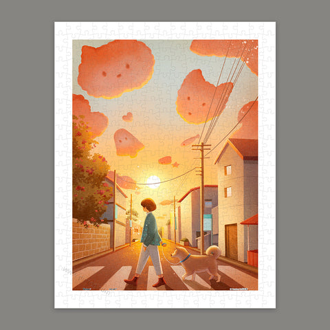 Pintoo H3974 Sunset - 300 Piece Jigsaw Puzzle by Yunzhen Ho