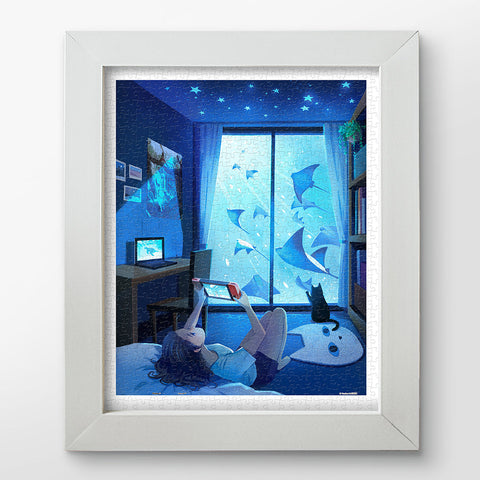 Pintoo H3975 Stay Home - 500 Piece Jigsaw Puzzle by Yunzhen Ho