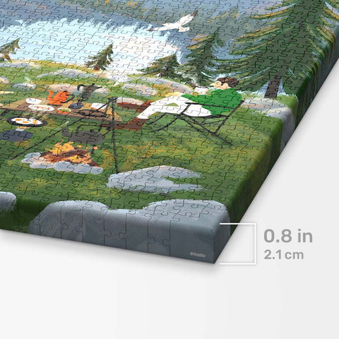 Pintoo HN1458 Morning Light - 696 Piece Jigsaw Puzzle by Paco Yao