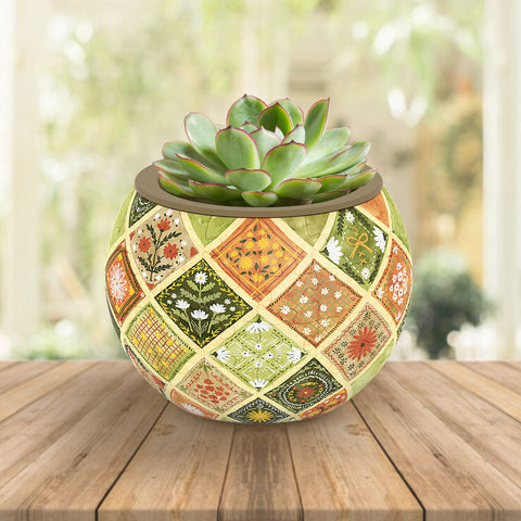 Pintoo K1129 Daisy Breeze - Flower Pot Jigsaw Puzzle