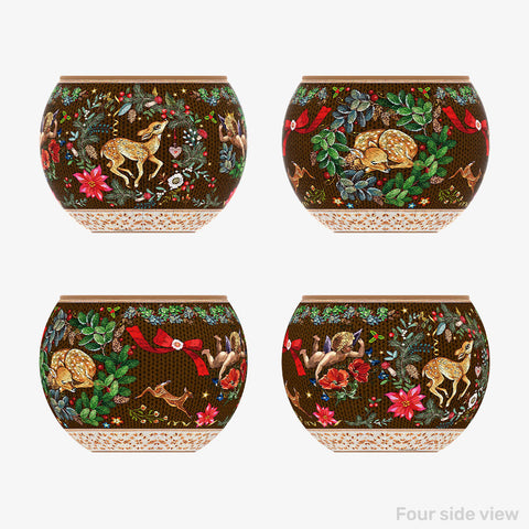 Pintoo K1130 Deer Carol - Flower Pot Jigsaw Puzzle