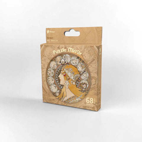 Pintoo PA1021 Zodiac - Puzzle Mirror Jigsaw Puzzle by Alphonse Mucha