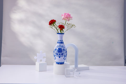 Indigo Age - 3D Puzzle Vase Jigsaw Puzzle
