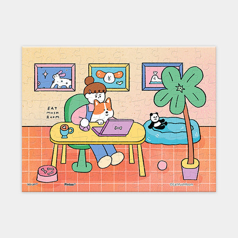 Pintoo Q1319 Daily Life - 80 Piece XS Jigsaw Puzzle by Eat MushRoom