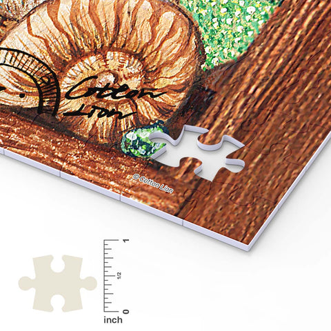 Pintoo U1072 Break Time - 1008 Piece Jigsaw Puzzle by Cotton Lion