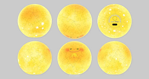 Moonmoon on the Moon - 61 Piece Puzzle Sphere Light