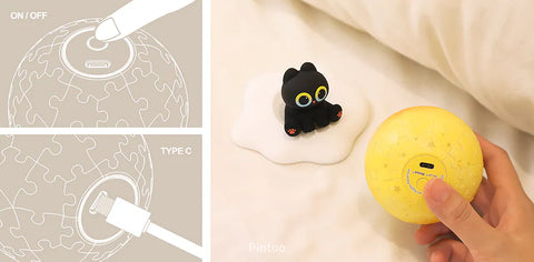 Moonmoon on the Moon - 61 Piece Puzzle Sphere Light