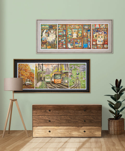 2400P Chestnut Professional Jigsaw Puzzle Frame