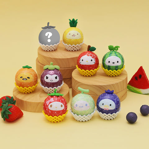 Pintoo - Sanrio Characters - Puzzle Fruit Blind Box (8 kinds) [A5243]