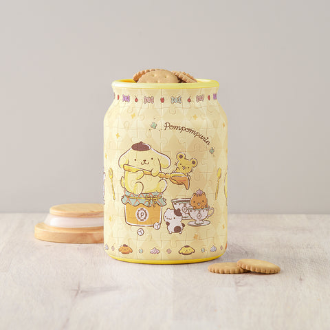 Pintoo - Afternoon Tea Snack Shop - Large Puzzle Jar 128 Pieces [BA1007] - Pompompurin Series