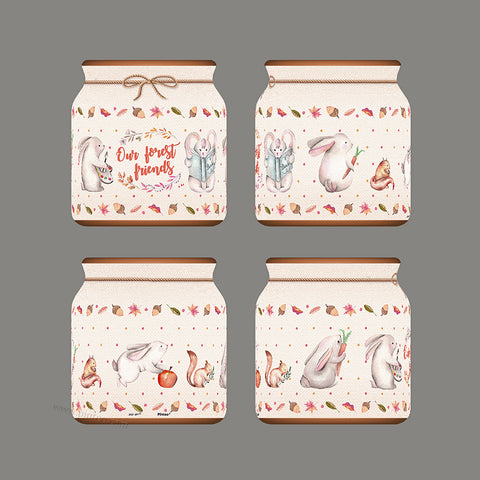 Rabbit and Squirrel - Medium Jar Jigsaw Puzzle