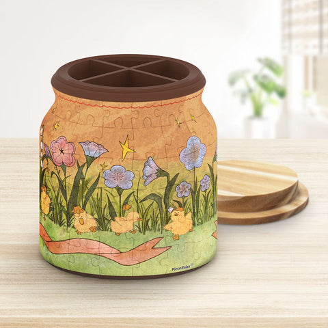 Pintoo BB1050 The Dreamy Duck - Medium Jar Jigsaw Puzzle