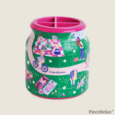 PieceRelax - Peace by Piece - Medium Puzzle Jar 128 Pieces [BB1062] - Marie Boiseau