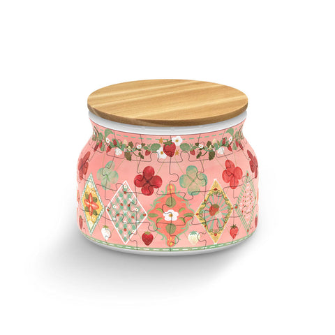Pintoo BC1026 Strawberry Days - Small Jar Jigsaw Puzzle