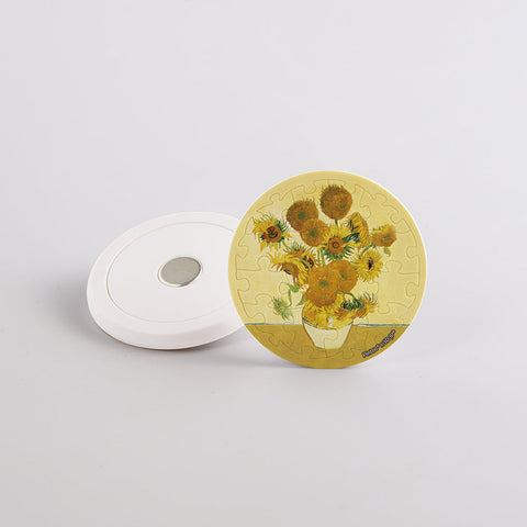 Pintoo D1252 Sunflowers, 1888 by Vincent van Gogh - 16pcs Jigsaw Puzzle Magnet