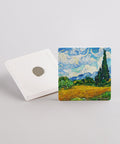 Pintoo D1253 Wheat Field with Cypresses by Vincent van Gogh - 16pcs Jigsaw Puzzle Magnet