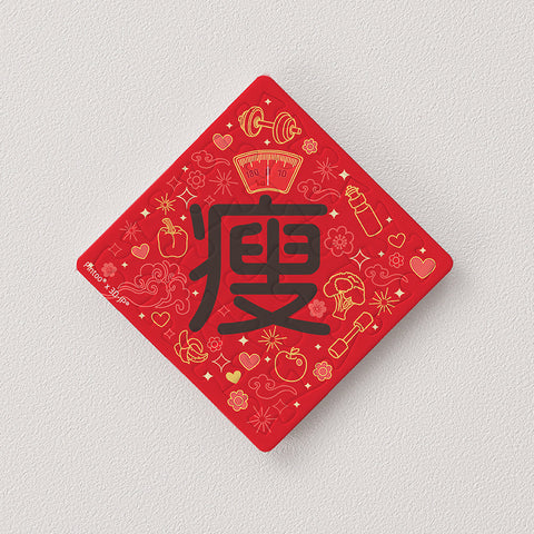 Pintoo D1260 Be Fit - 16pcs Jigsaw Puzzle Magnet