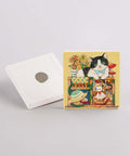 Pintoo D1309 Tuxedo Cat by Cotton Lionm - 16pcs Jigsaw Puzzle Magnet