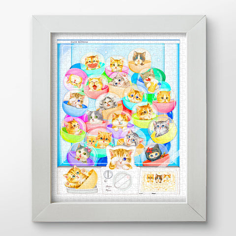 Pintoo H1993 Kittens in Capsule Machine by Kayomi - 500 Piece Jigsaw Puzzle