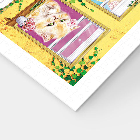 Pintoo H2140 Kittens' Morning Routine by Kayomi - 500 Piece Jigsaw Puzzle