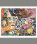 Pintoo H2345 Little Witch Cat - 500 Piece Jigsaw Puzzle by Cotton Lion
