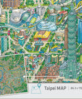 Pintoo H2546 Taipei MAP by Tom Parker - 4800 Piece Jigsaw Puzzle