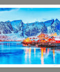 A World of Ice and Snow in Reine, Norway - 1000 Piece Jigsaw Puzzle