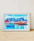 A World of Ice and Snow in Reine, Norway - 1000 Piece Jigsaw Puzzle