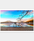 Pintoo H2649 Bicycle Trip Collection - Bicycle by the Serene Lake - 1000 Piece Jigsaw Puzzle