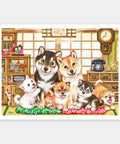 Pintoo H2824 Shiba Family by Kayomi - 1200 Piece Jigsaw Puzzle