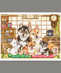 Pintoo H2824 Shiba Family by Kayomi - 1200 Piece Jigsaw Puzzle