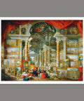 Pintoo H2843 Picture Gallery with Views of Modern Rome by Giovanni Paolo Panini - 1200 Piece Jigsaw Puzzle