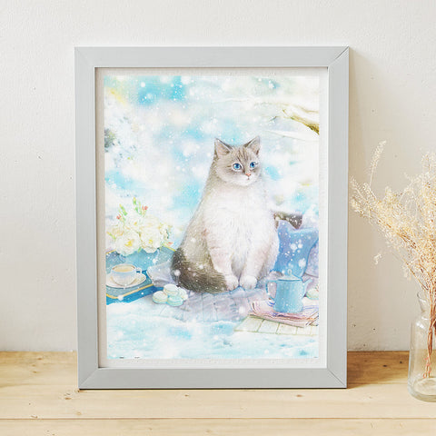 Pintoo H2850 A Snow Cat by Jina - 1200 Piece Jigsaw Puzzle