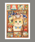 Pintoo H2966 Cat Art Studio by  Cotton Lion - 600 Piece Jigsaw Puzzle