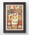 Pintoo H2966 Cat Art Studio by  Cotton Lion - 600 Piece Jigsaw Puzzle