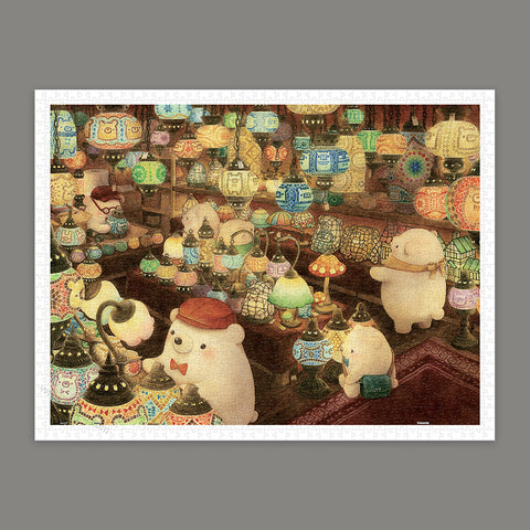 Pintoo H3115 The Mosaic Lamp Shop - 1200 Piece Jigsaw Puzzle by ちっぷ