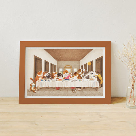 Pintoo H3182 Cats's Last Supper - 1000 Piece Jigsaw Puzzle by Nyangsongi