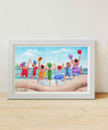 Pintoo H3273 Beach Party Rainbow Scene by Peter Adderley - 1000 Piece Jigsaw Puzzle