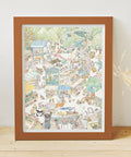 Pintoo H3276 Follow the animals to explore the market! - 1200 Piece Jigsaw Puzzle by Jhu Gong Fan Hua