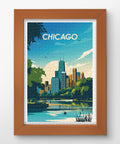 Pintoo H3304 World Travel by Studio Inception - Chicago - 600 Piece Jigsaw Puzzle