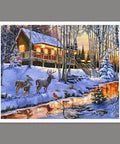 Pintoo H3395 Winter in the Woods by The Macneil Studio - 2000 Piece Jigsaw Puzzle