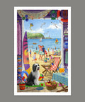 Pintoo H3441 Summer Beach Hut Door by Sarah Adams - 1000 Piece Jigsaw Puzzle