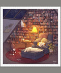 Pintoo H3456 Library by  Limduey - Kitten's Life Routine - 900 Piece Jigsaw Puzzle